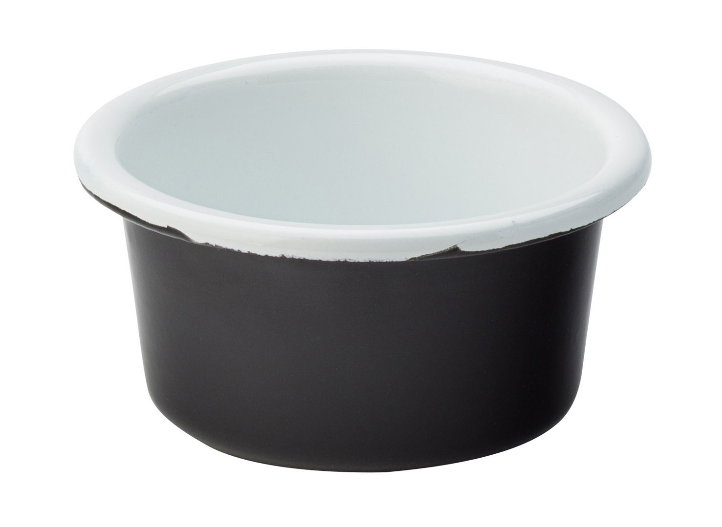 Eagle Enamel Black Ramekin 3.5